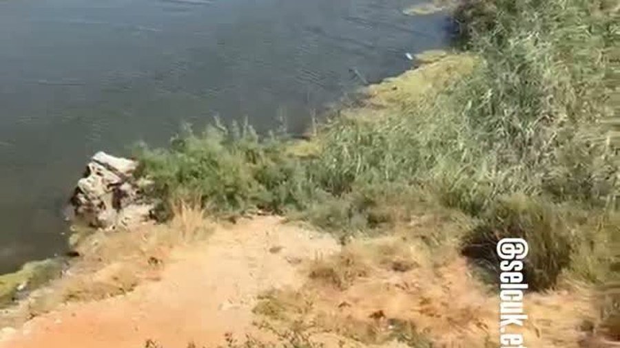 İddiaların gündeme geldiği Pamucak bölgesindeki kanal.